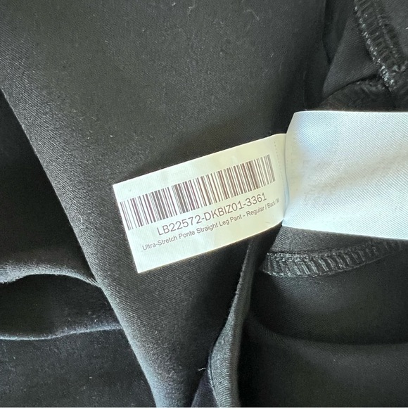 NWT Quince Women’s Ultra Stretch Ponte Straight Leg Pant Regular Black - Picture 6 of 12